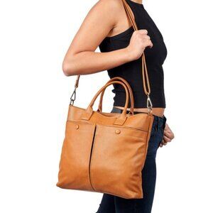 Urban Originals Blue Moon Slim Tote Polyurethane - Tan
